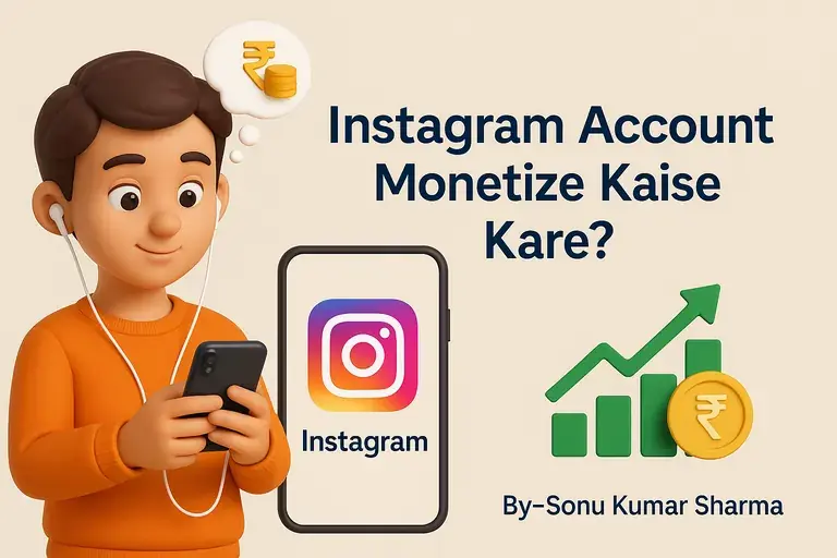 जानिए Instagram Account Monetize Kaise Kare और ₹50,000 महीना कमाएं