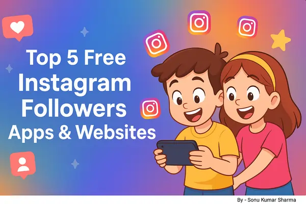 Top-5 Free Instagram Followers Badhane Wali Website-Apps ki jankari