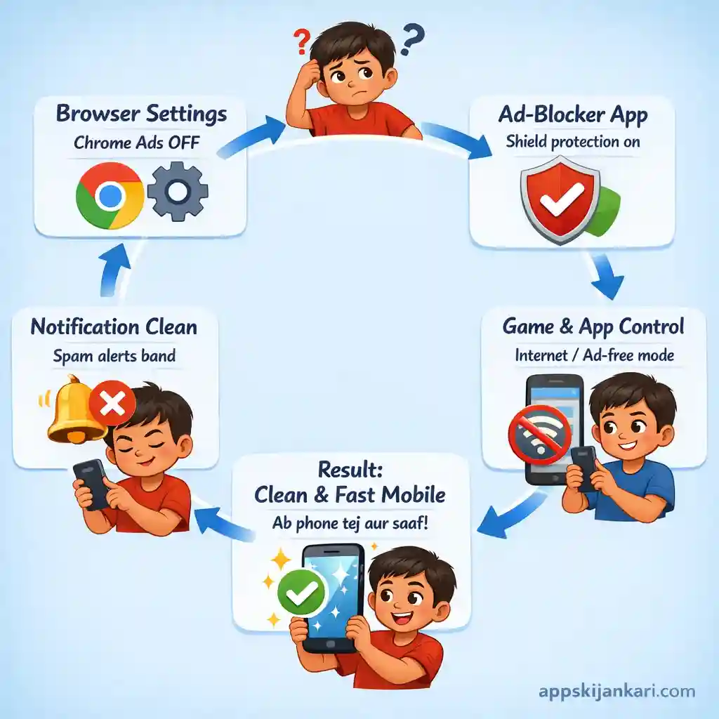 Mobile Mein Aane Wale Ads Ko Block Kaise Kare-निष्कर्ष